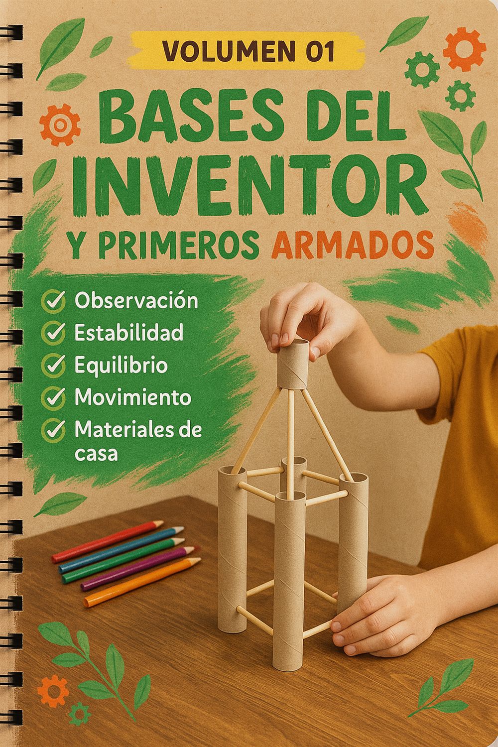 Laboratorio de Robótica para Pequeños Inventores VOLUMEN 01 — Bases del inventor y primeros armados
