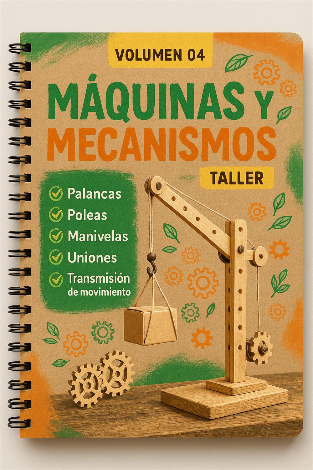 Laboratorio de Robótica para Pequeños Inventores VOLUMEN 04 — Taller de máquinas y mecanismos